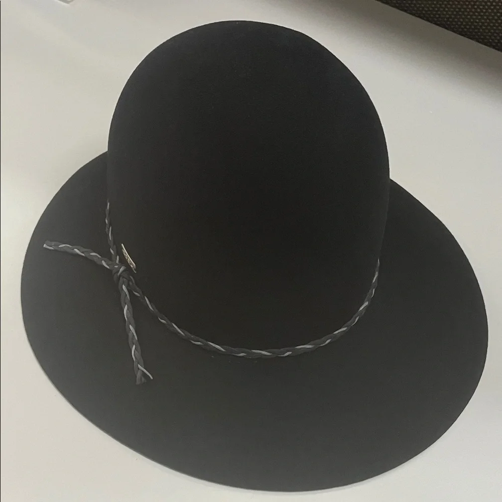 Coal Womens Elegant Black Wool Hat with Braided Band NWOT
